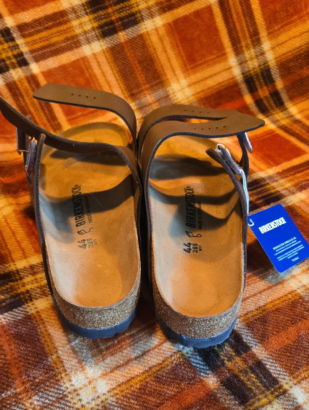 Birkenstock Men's Arizona BS Dark Brown Sandals - US 11, EU 44 - NWT